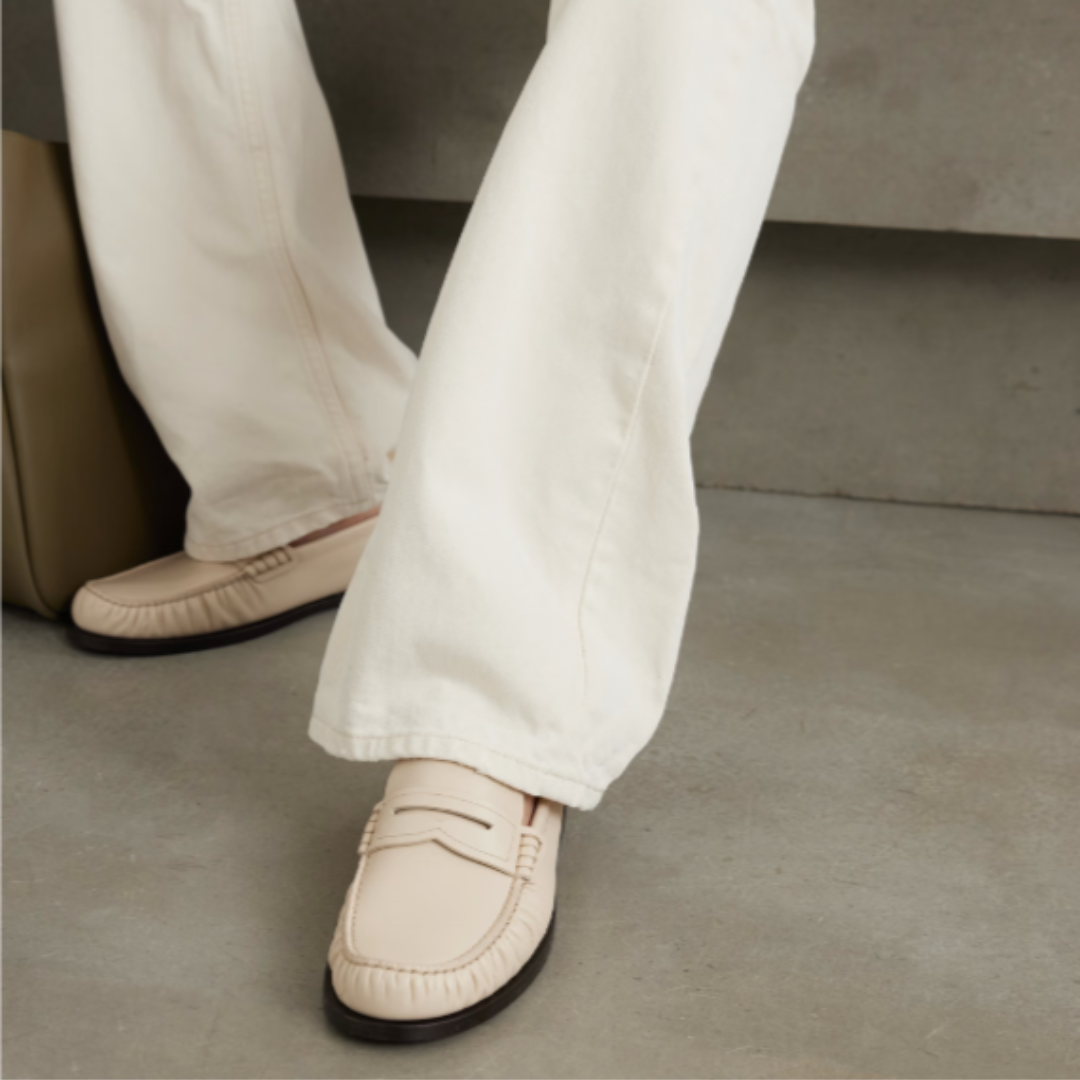 Saint Laurent Penny Loafers Bej